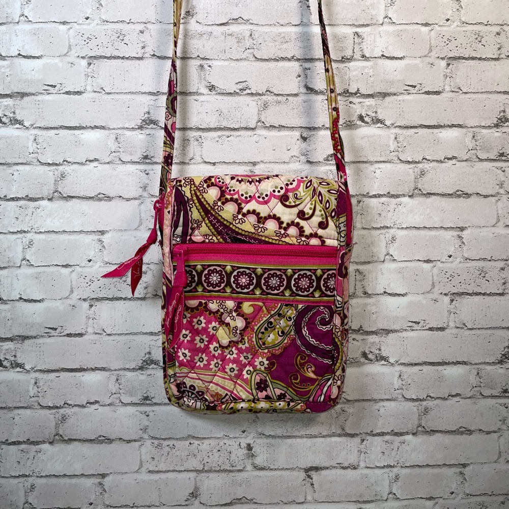 Vera Bradley Very Berry Patterned Crossbody Purse